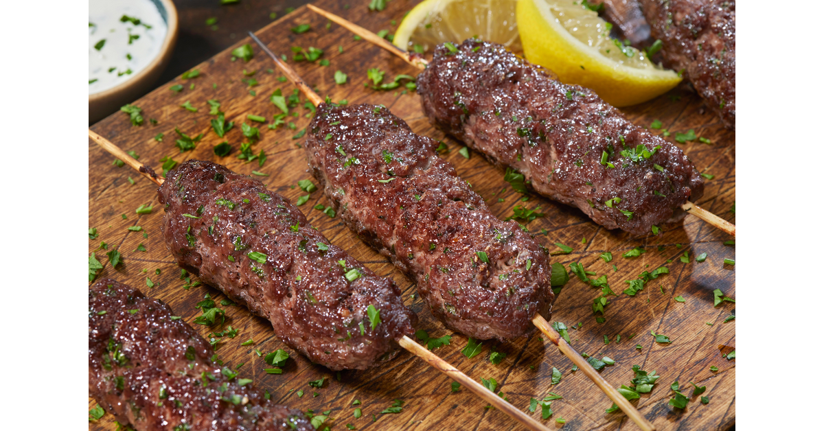 Chicken Kafta Kebabs