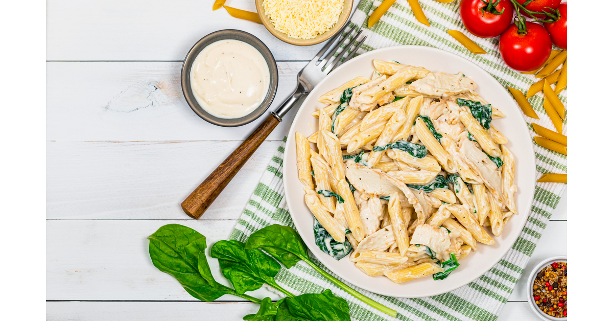 Parmesan Chicken Pasta with Cream Cheese