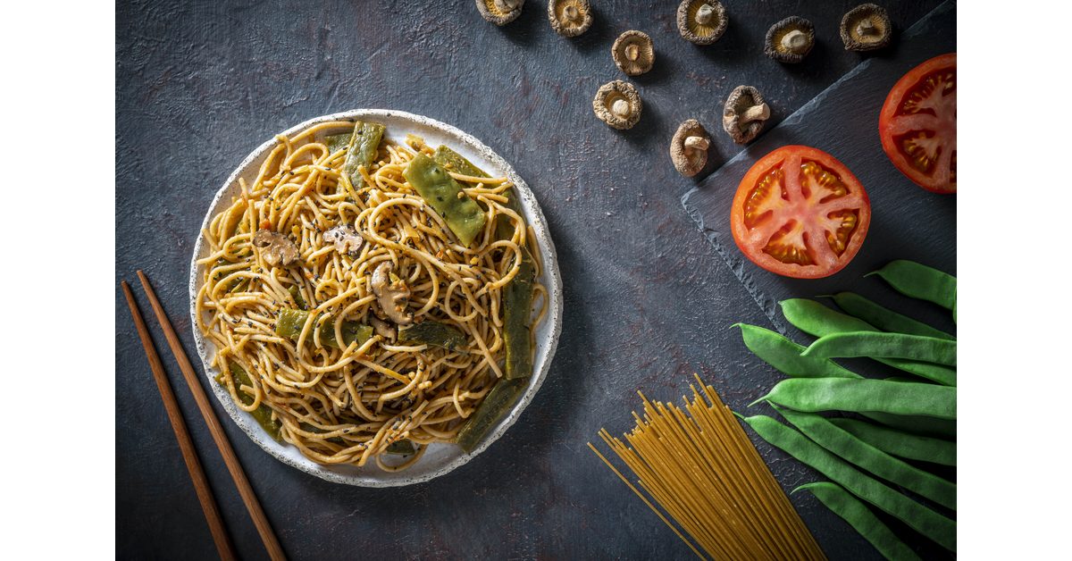 NO OIL-Chinese Noodles in Ginger Garlic Sauce