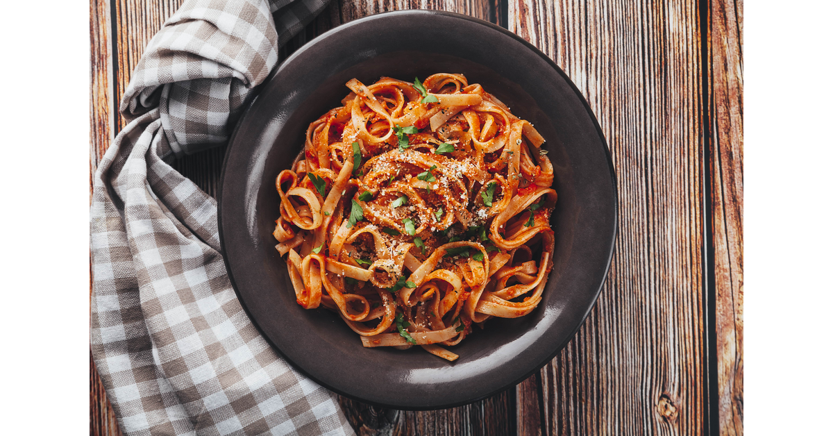 Tomato Basil Fettuccine