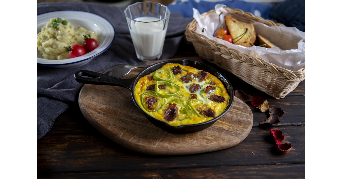 Egg and Sausage Pie