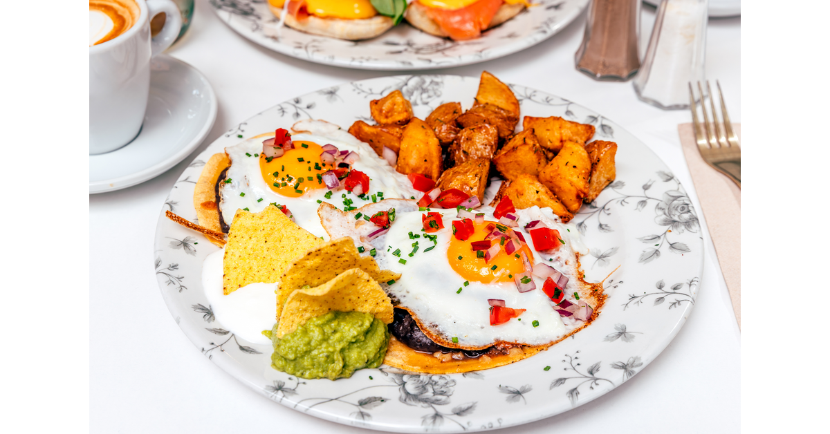Healthy egg & chips