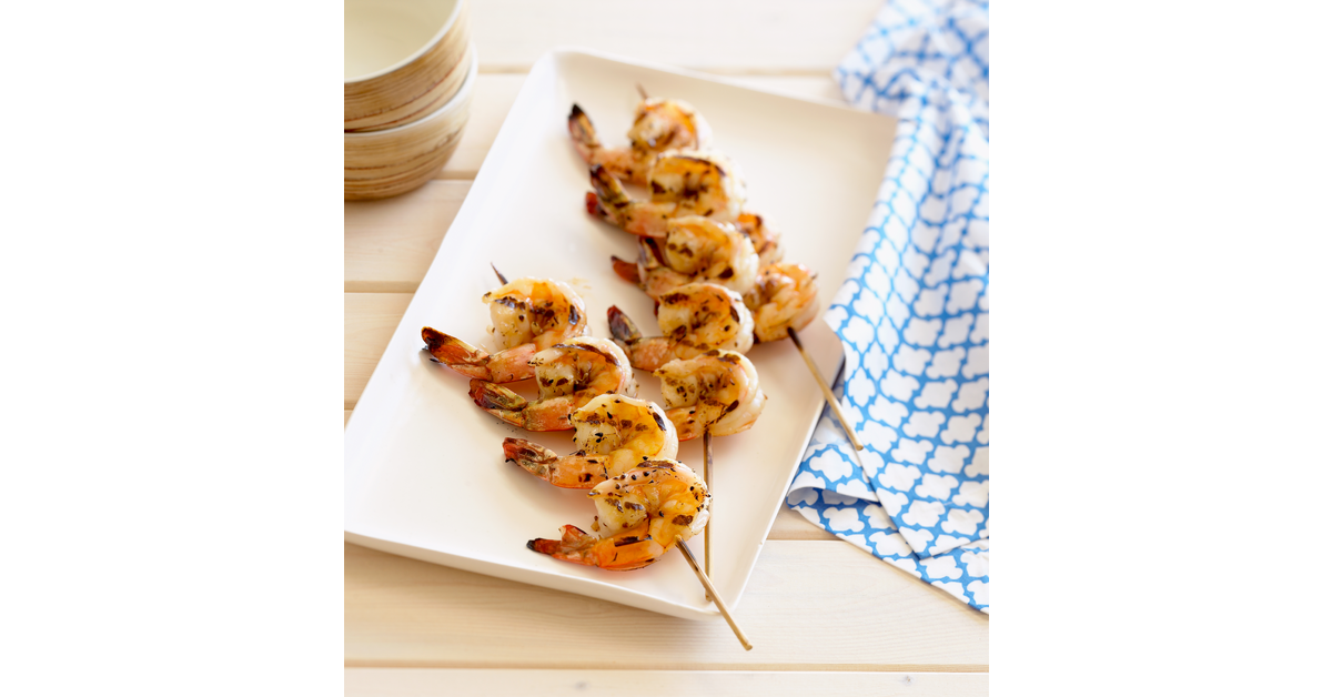 Grilled shrimp scampi
