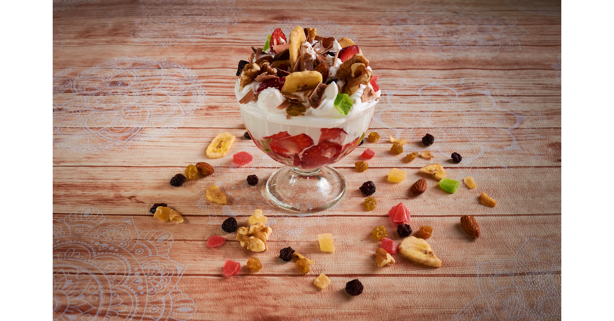 Koko Krunch and yogurt parfait
