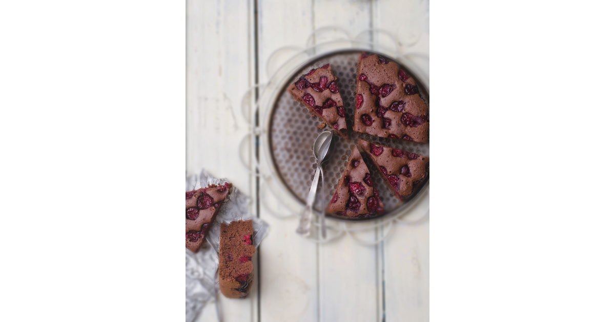Cherry Chocolate walnut Pie