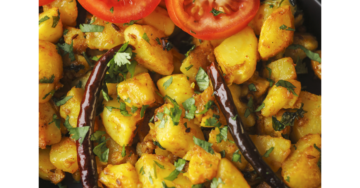 Fiery Potato Bhujia