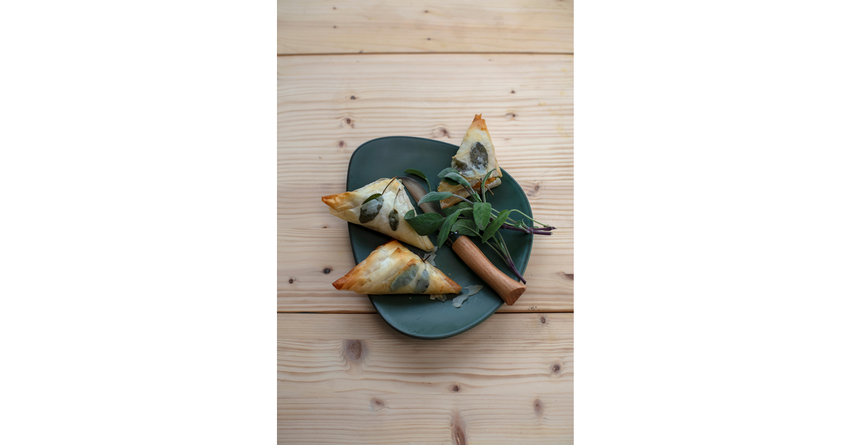 Three Cheese Samosas
