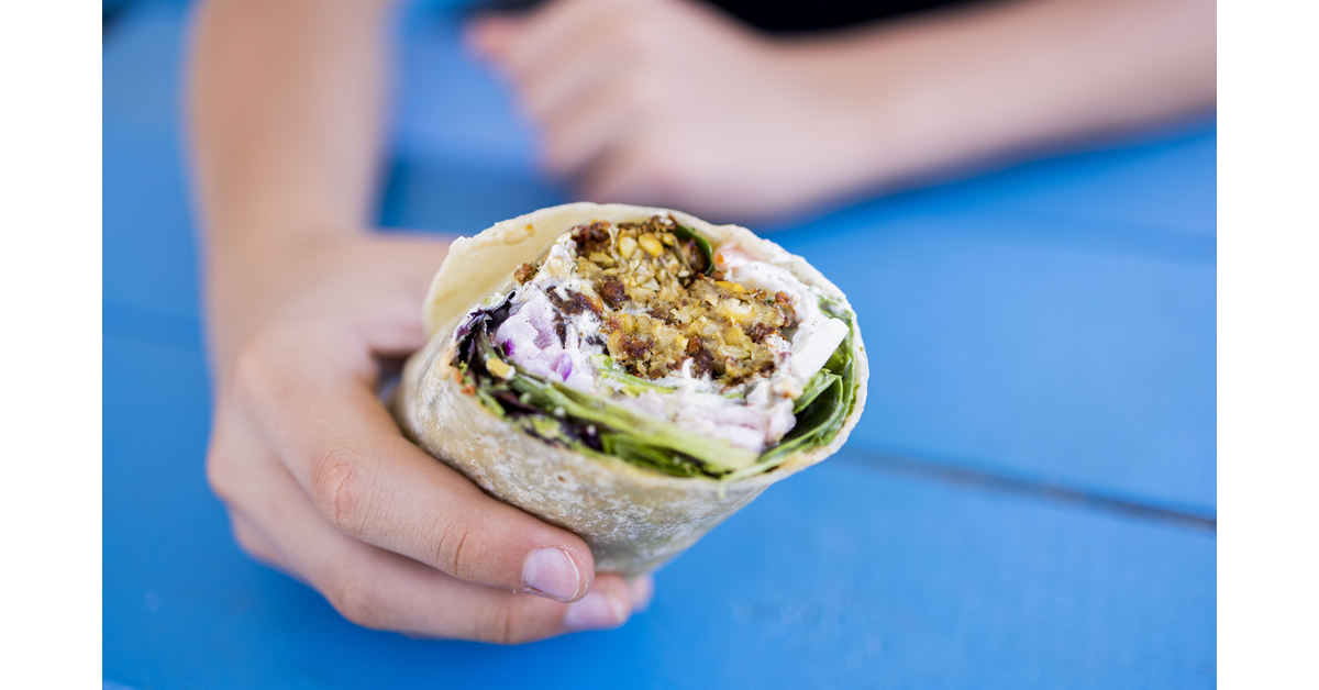 Hummus Veggie Wrap Recipe