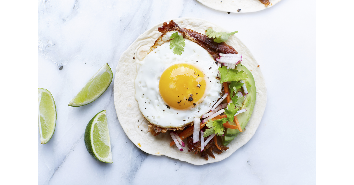 Crispy Egg Tacos with Nutty Crunch
