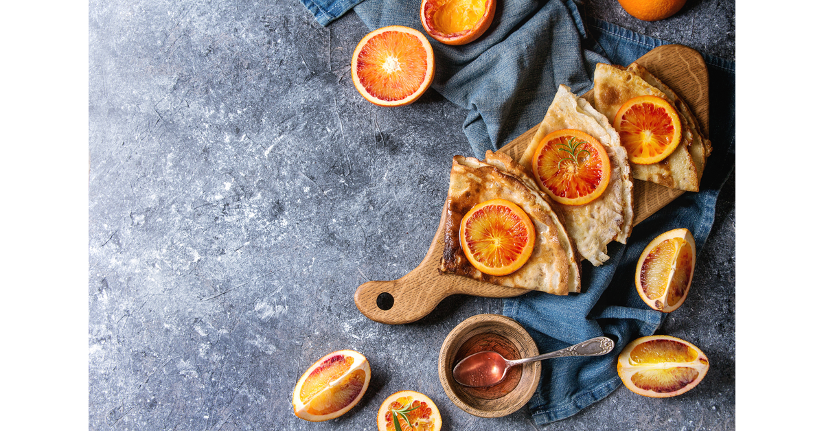Spiced Orange and Honey Pancakes