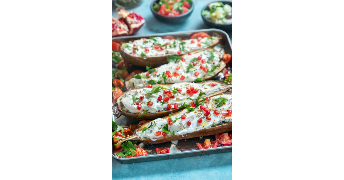 Grilled Eggplant Raita