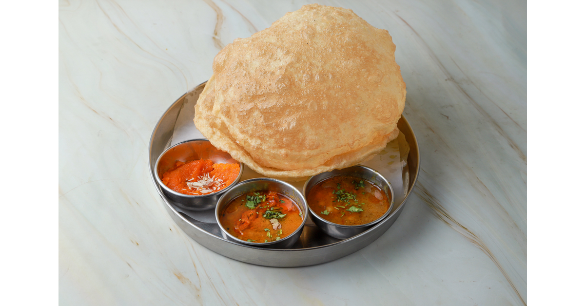 Sweet Halwa with Fried Bread
