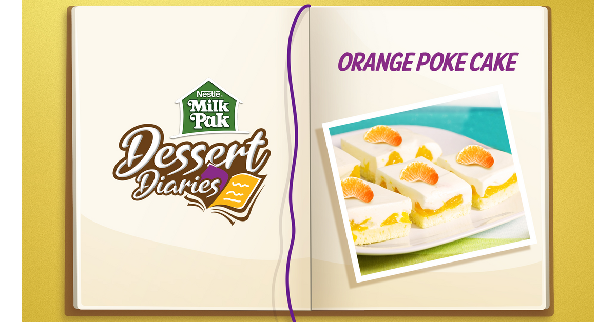 Orange Poke Cake | Step By Step How To Prepare Guide