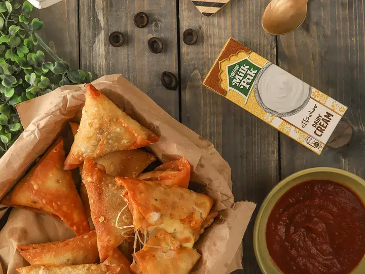 pizza samosa