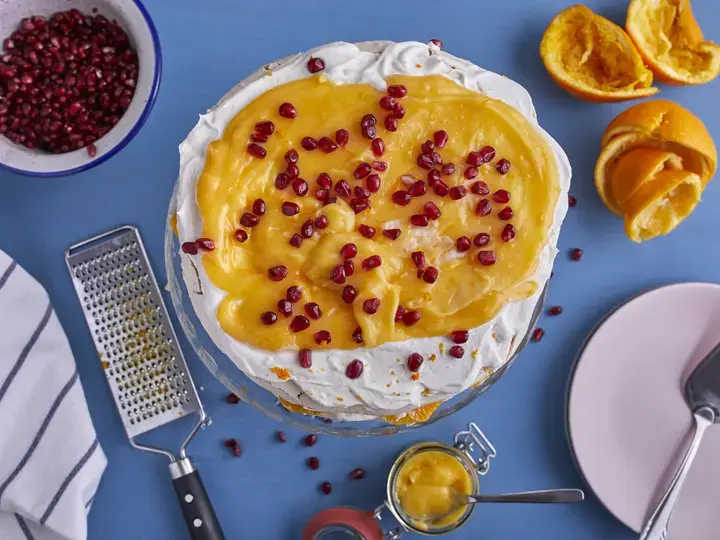 Winter Citrus Pavlova