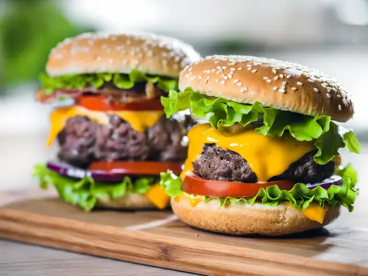 Simple Homemade Burger