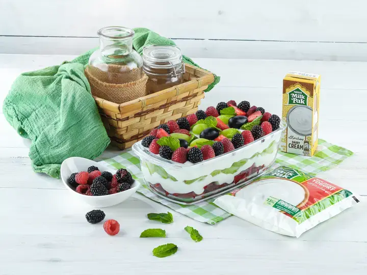 cream fruit delight