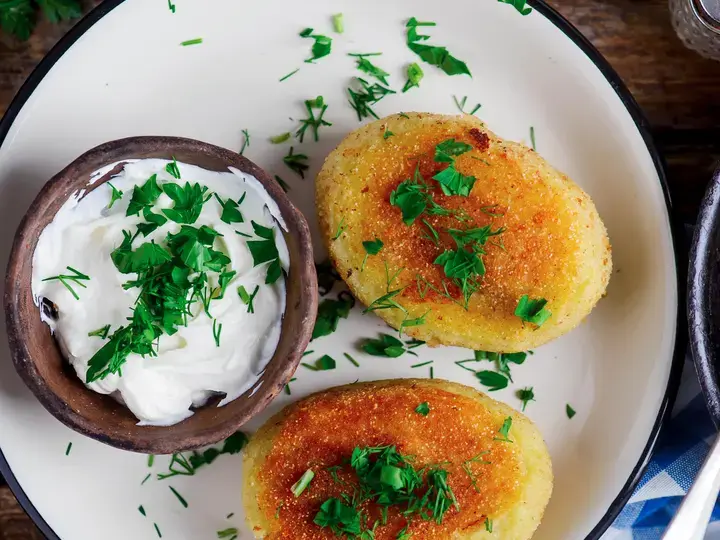 potato and mince cutlets