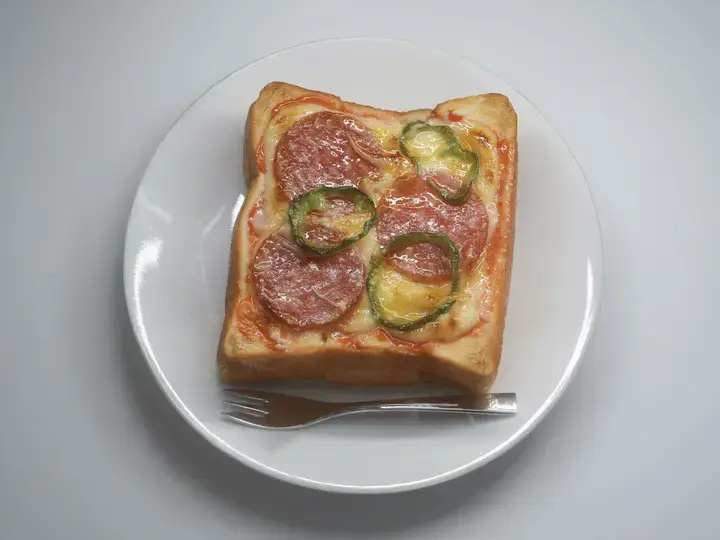 cheesy bread pizza