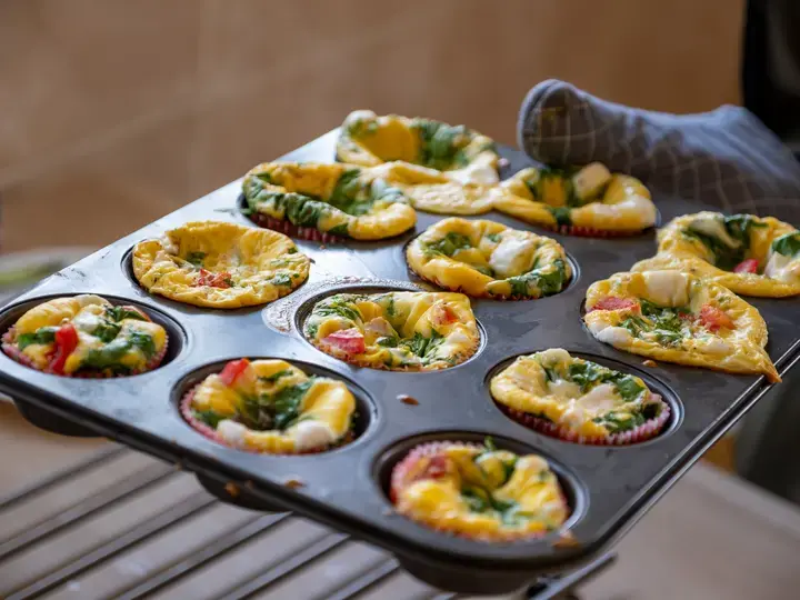 egg and spinach pie