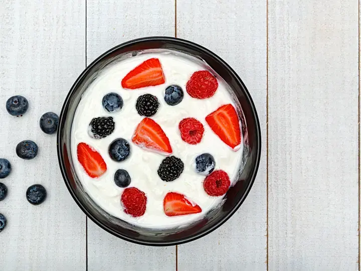 creamy fruits