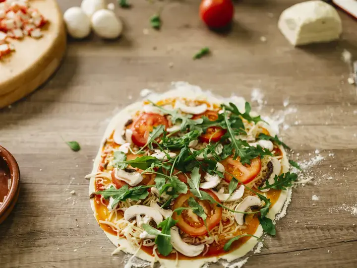 home made pizza
