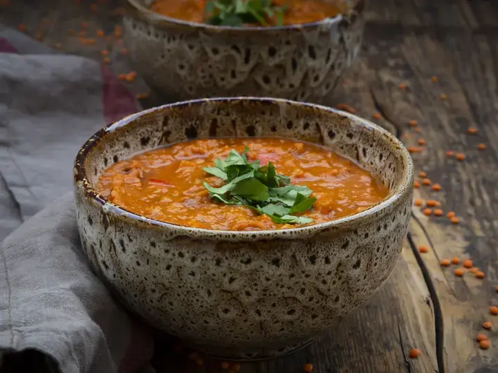 Red lentil daal
