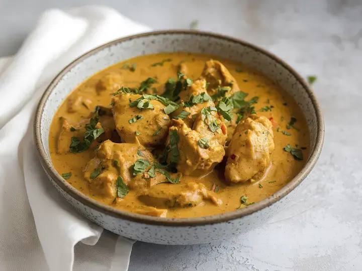 green chicken karahi
