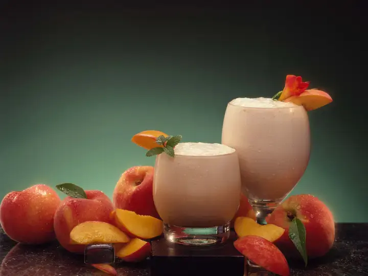 Peach Melba Latte