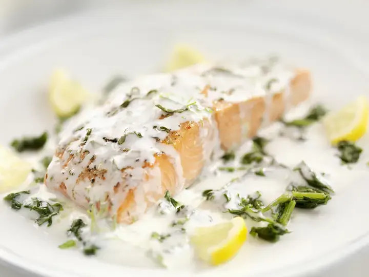 grilled salmon