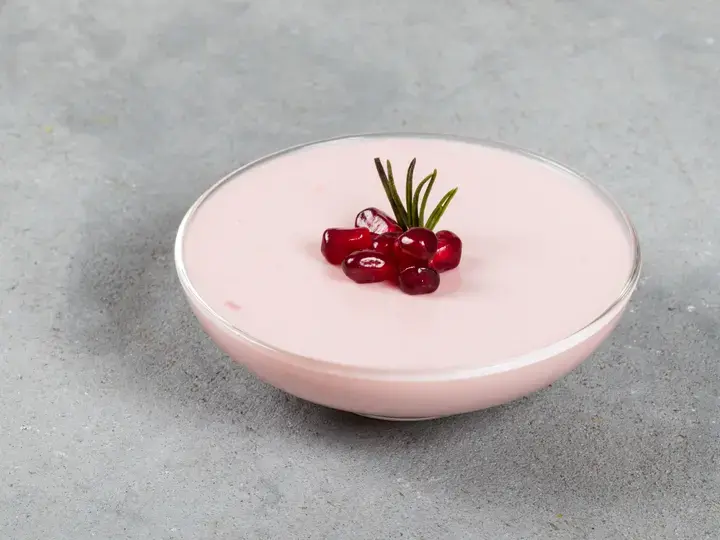 fruit gelatine whip