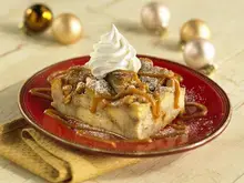 Butterscotch-walnut Bread Pudding