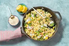 Peppery Pasta with Corn and Mushrooms