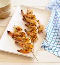 Grilled shrimp scampi
