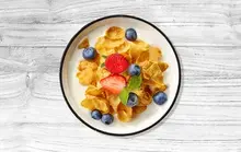 Crusty Fruity Custard