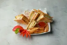 Kebab and Egg Sandwich