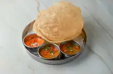 Sweet Halwa with Fried Bread