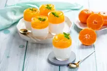 Orange Flavored Custard Sweet