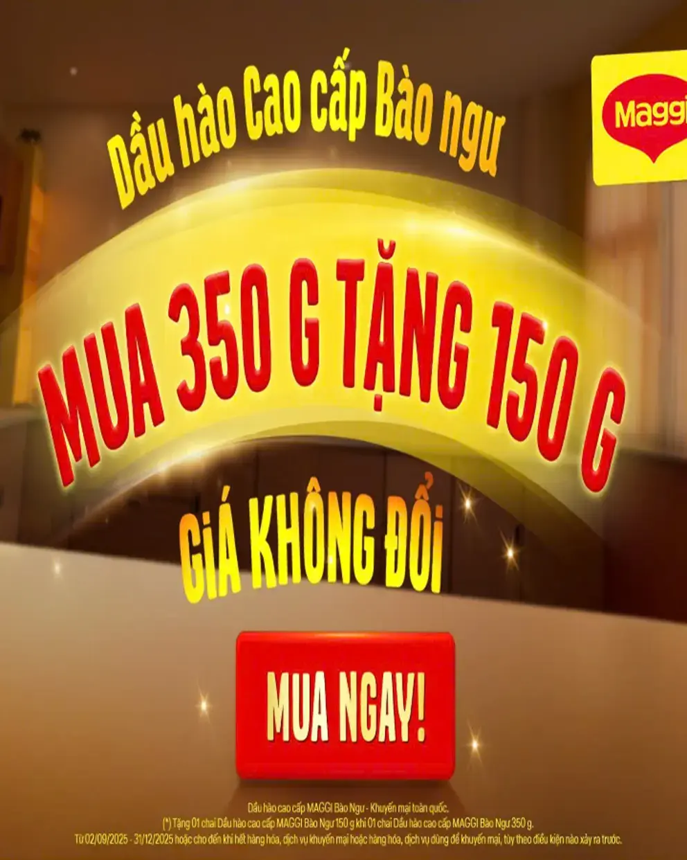 Chương trình khuyến mại Dầu hào cao cấp MAGGI Bào ngư